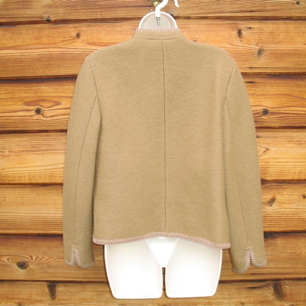 Tan Camel Wool Jacket - Picture 6 of 8